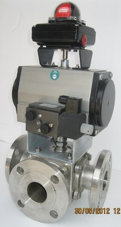 3-Way-Pneumatic-Actuator-Operated-Ball-Valve-Manufacturer-Manufacturers