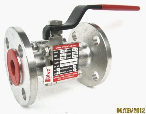 Three Piece Design Ball Valve Manufacturer Exporter Supplier Stockiest India