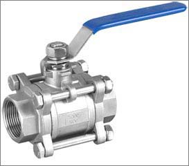 3 Piece Design Full Bore Ball Valve Manufacturer Exporter Supplier Stockiest India