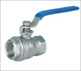 Single Piece Design Ball Valve Threaded End Manufacturer Exporter Supplier Stockiest India